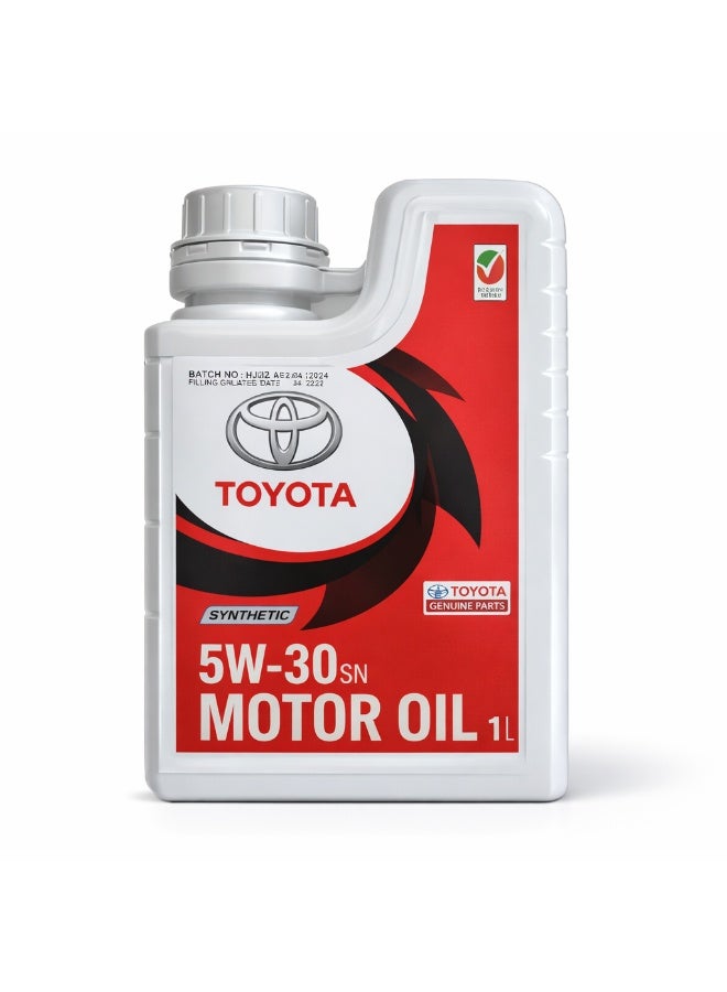Toyota Genuine Synthetic 5W-30 SN Motor Oil – 1 Liter